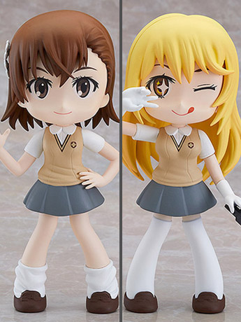 A Certain Scientific Railgun T Yurumari Mikoto Misaka & Misaki Shokuhou Set of 2 Figures Gallery Image 2