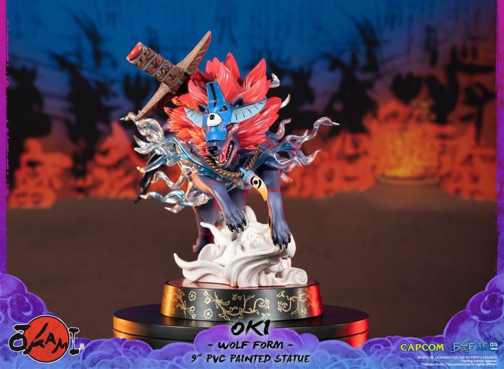 Okami Oki (Wolf Form) Statue Gallery Image 9