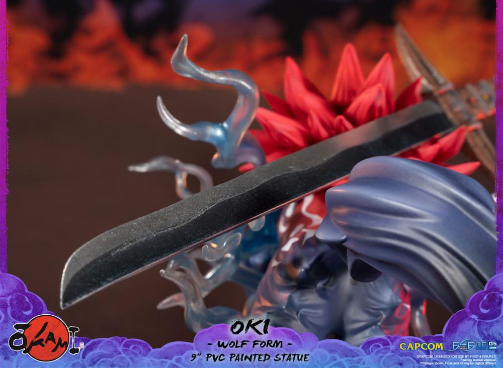 Okami Oki (Wolf Form) Statue Gallery Image 18