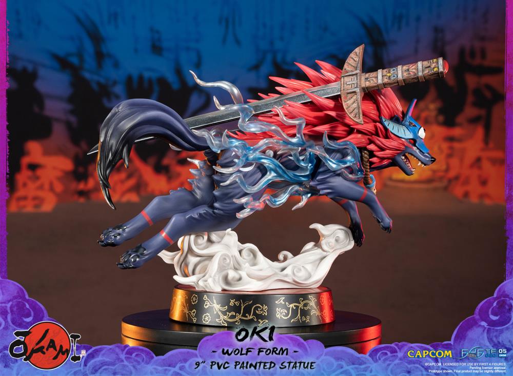 Okami Oki (Wolf Form) Statue Gallery Image 13