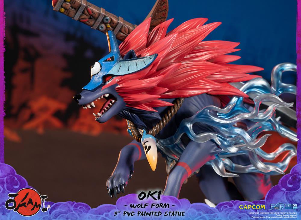 Okami Oki (Wolf Form) Statue Gallery Image 17