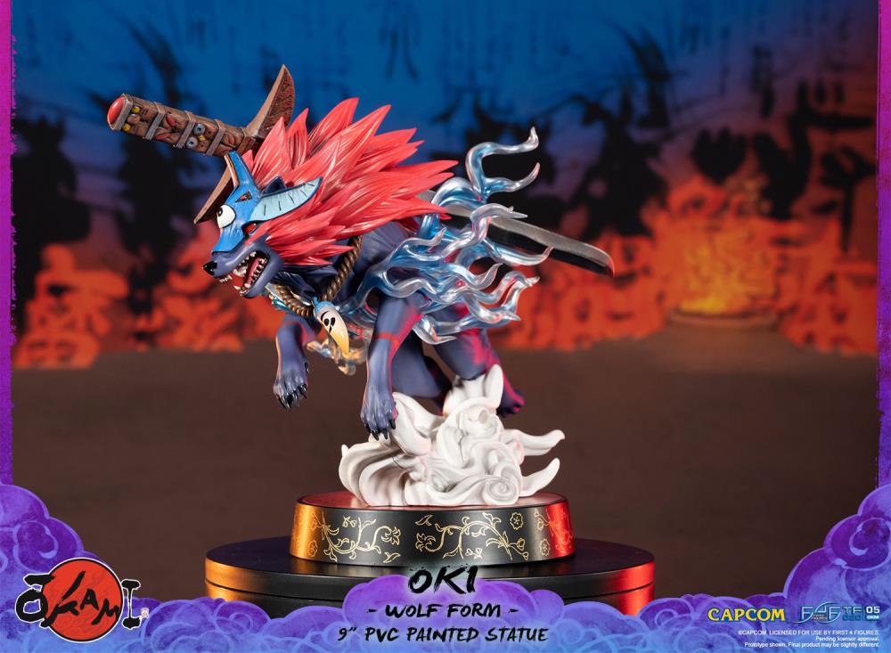 Okami Oki (Wolf Form) Statue Gallery Image 6