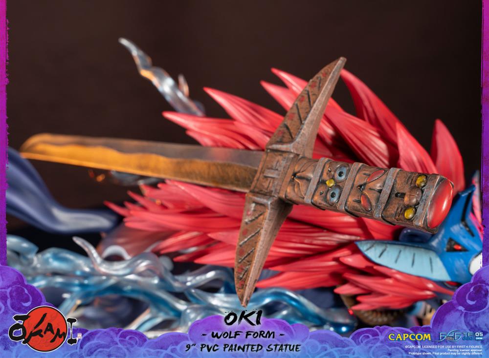 Okami Oki (Wolf Form) Statue Gallery Image 16