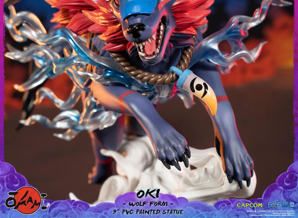 Okami Oki (Wolf Form) Statue Gallery Image 20