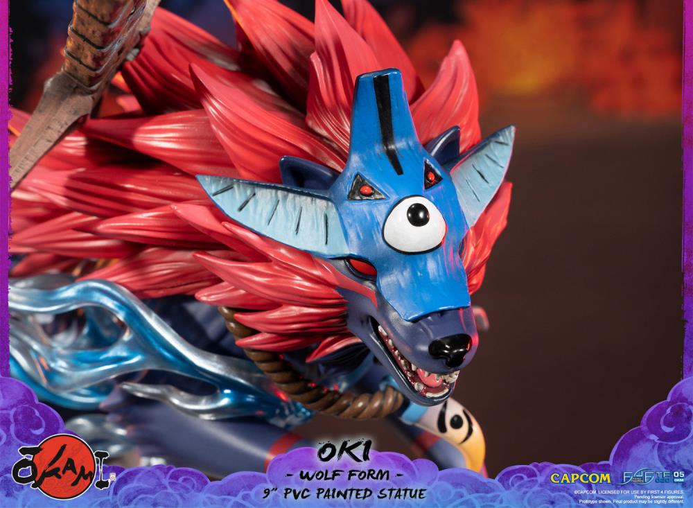 Okami Oki (Wolf Form) Statue Gallery Image 23