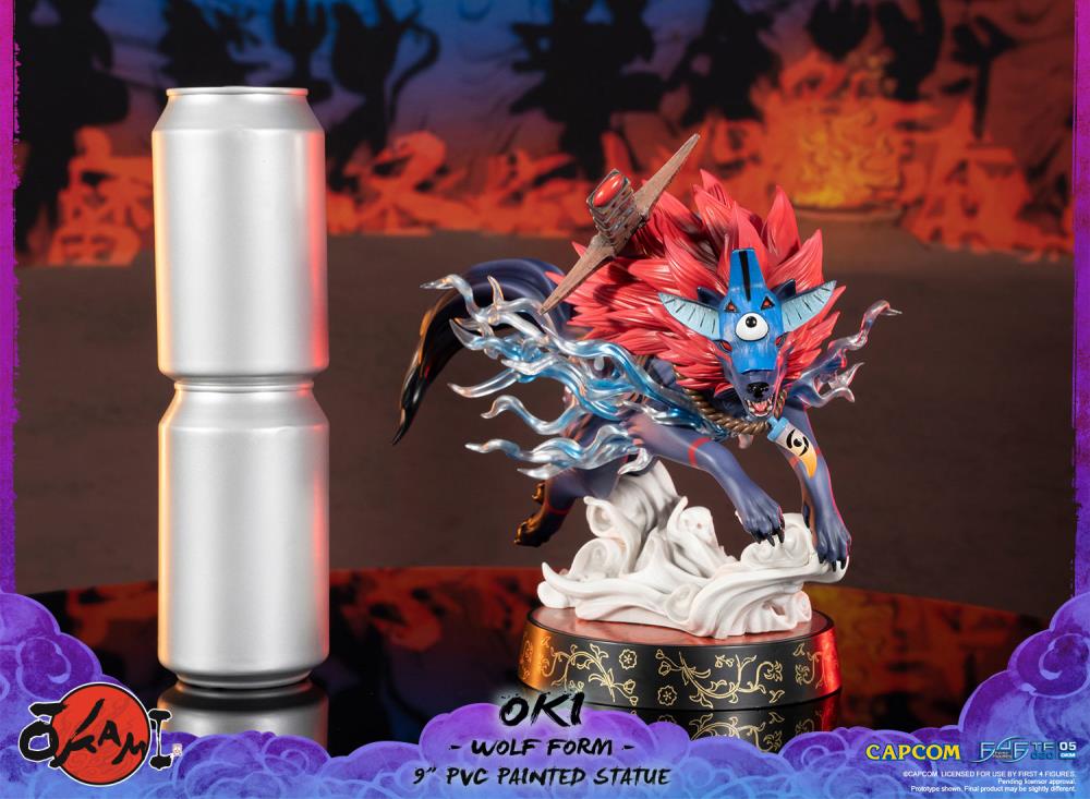 Okami Oki (Wolf Form) Statue Gallery Image 22
