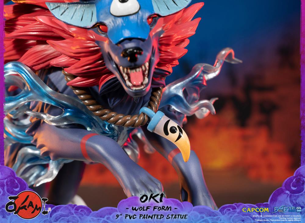 Okami Oki (Wolf Form) Statue Gallery Image 21
