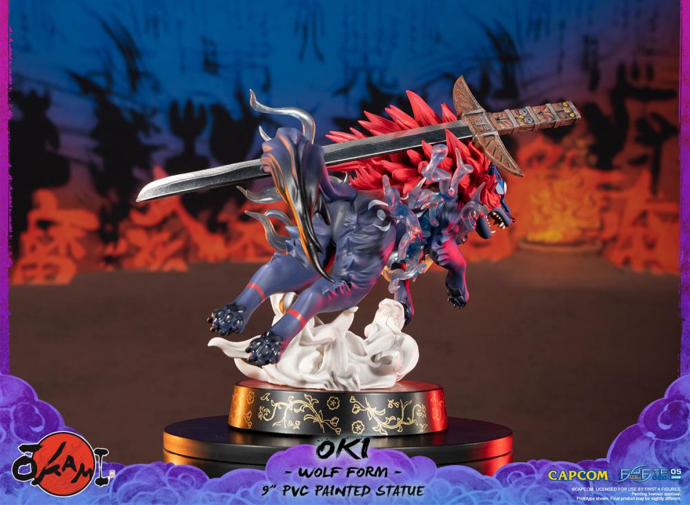 Okami Oki (Wolf Form) Statue Gallery Image 11