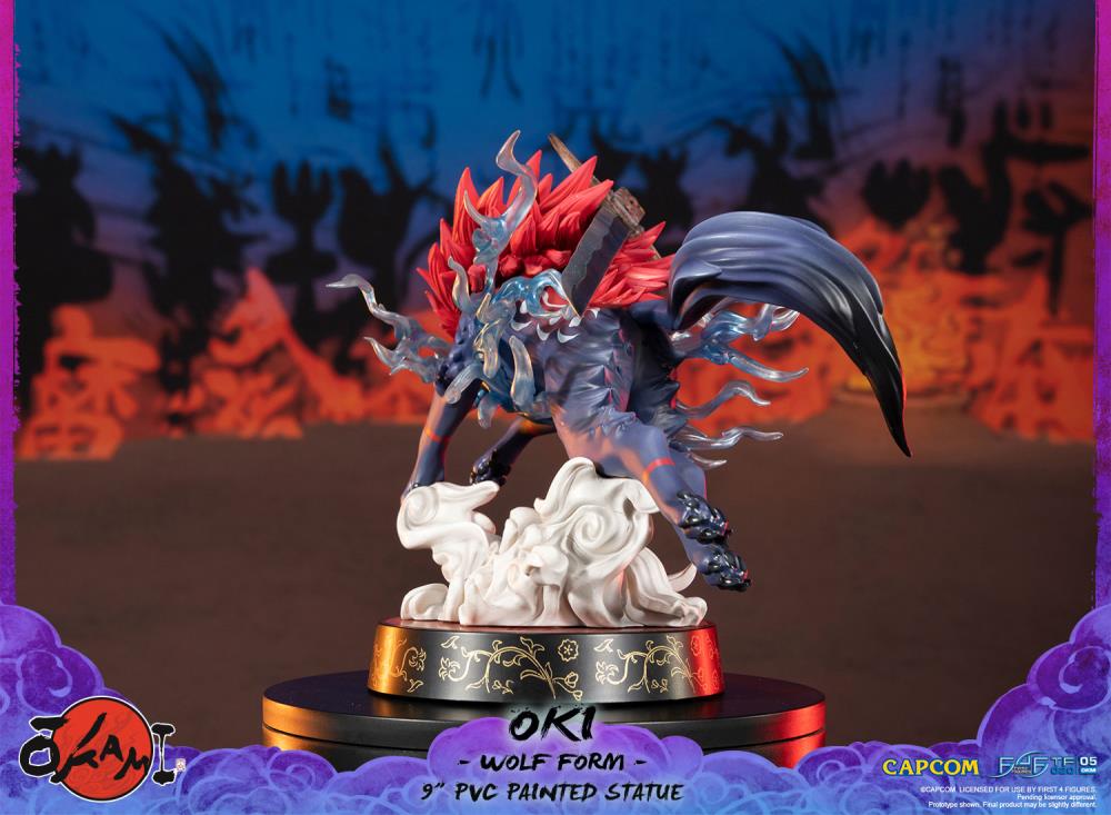Okami Oki (Wolf Form) Statue Gallery Image 10