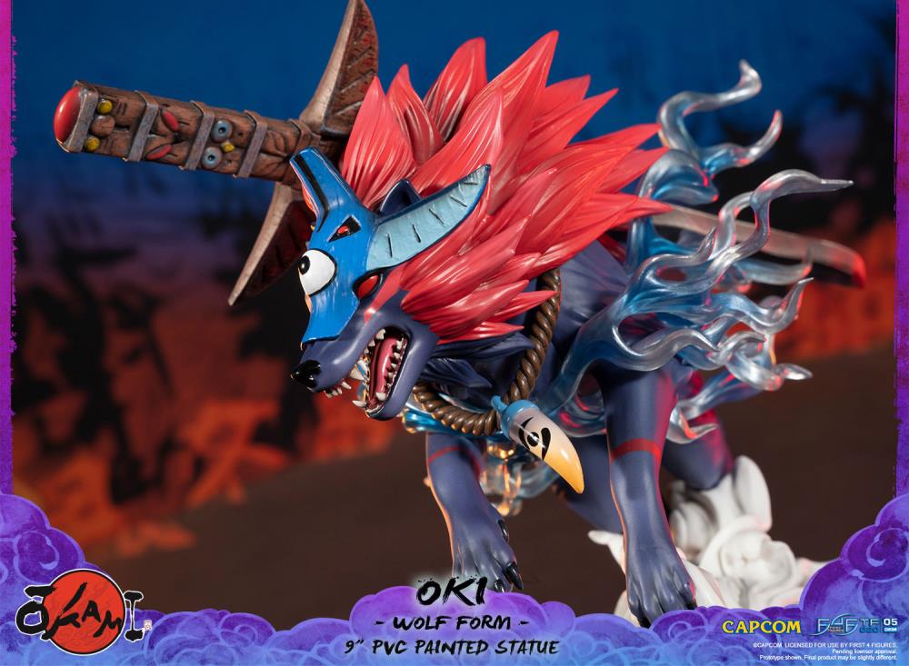 Okami Oki (Wolf Form) Statue Gallery Image 14