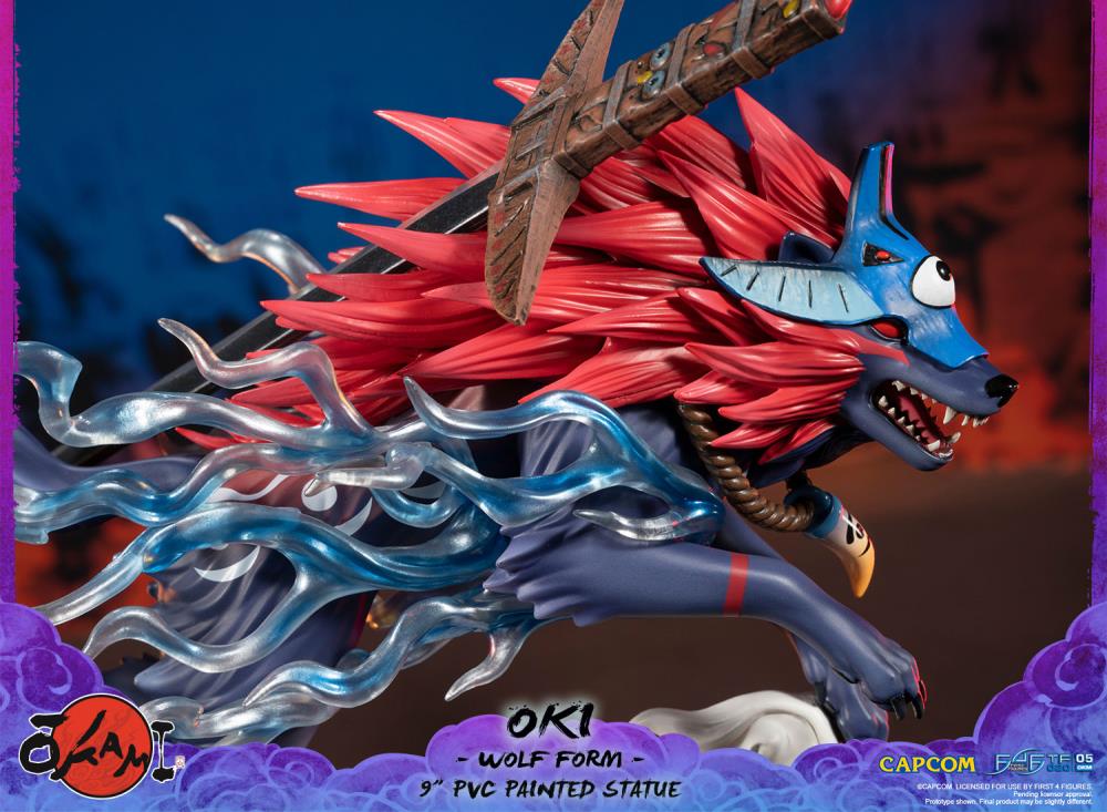 Okami Oki (Wolf Form) Statue Gallery Image 15