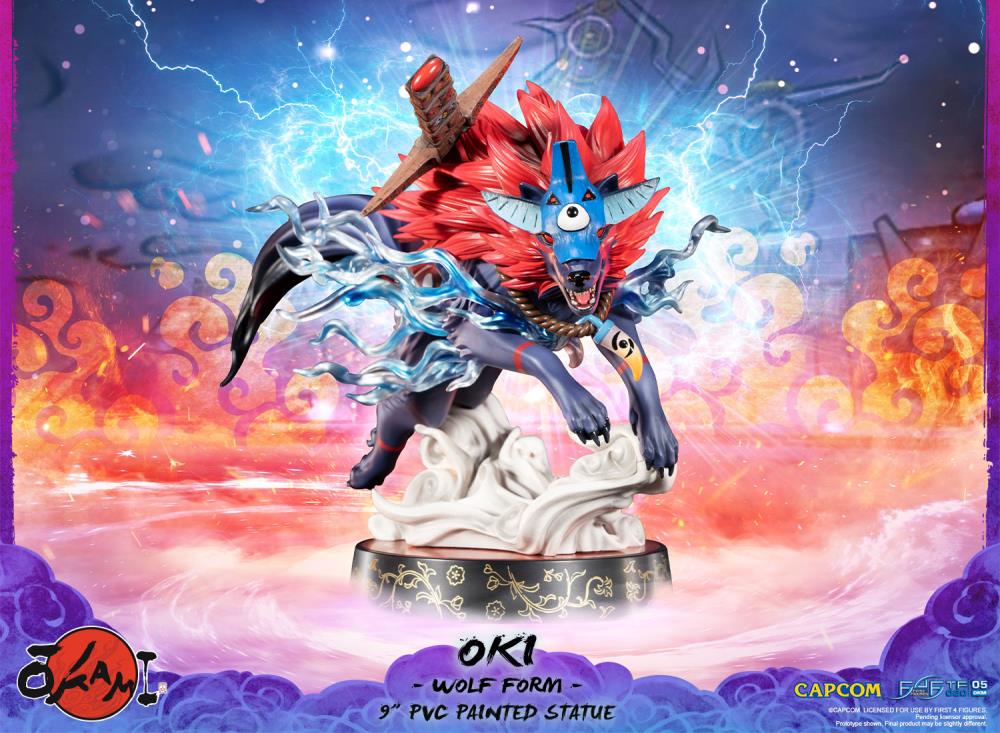 Okami Oki (Wolf Form) Statue Gallery Image 3