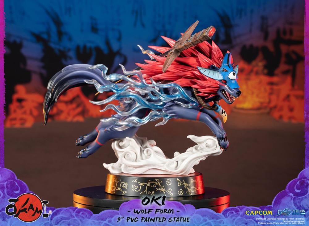 Okami Oki (Wolf Form) Statue Gallery Image 12