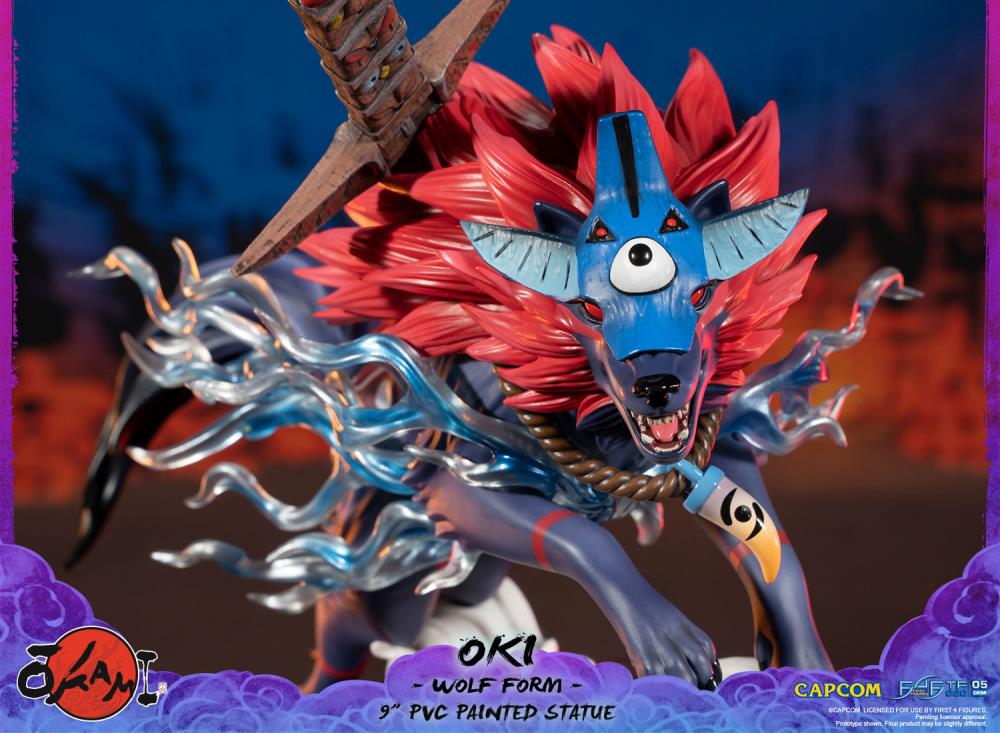 Okami Oki (Wolf Form) Statue Gallery Image 4