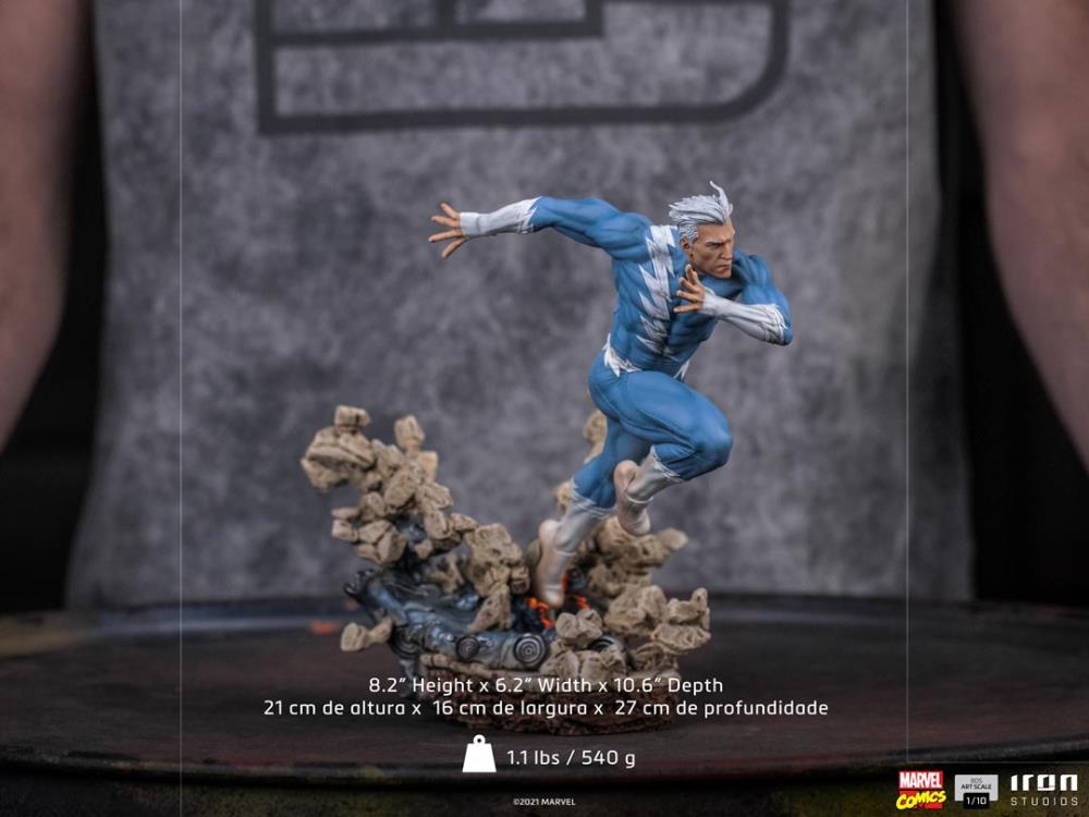 X-Men Battle Diorama Series Quicksilver 1/10 Art Scale Limited Edition Statue Gallery Image 14