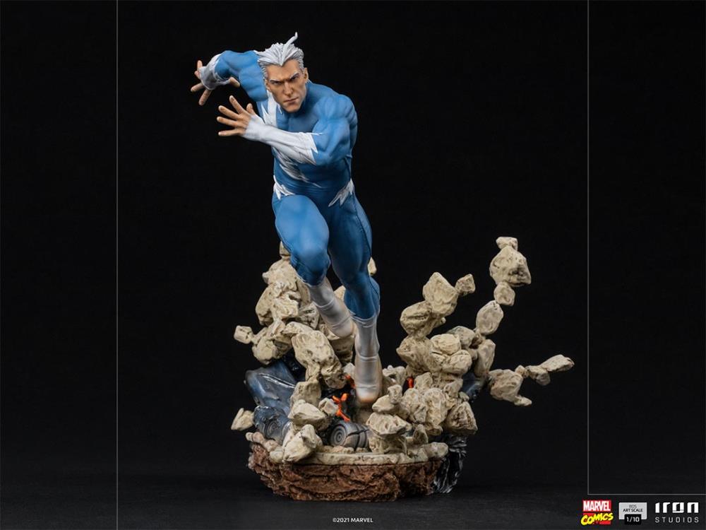 X-Men Battle Diorama Series Quicksilver 1/10 Art Scale Limited Edition Statue Gallery Image 5