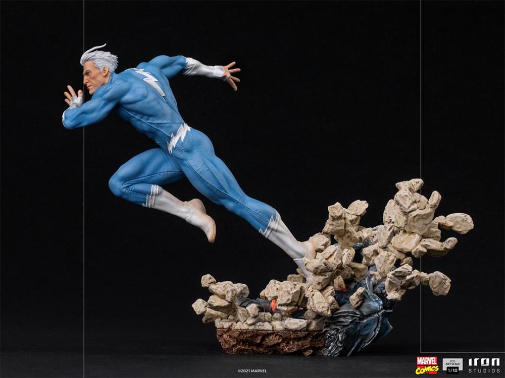 X-Men Battle Diorama Series Quicksilver 1/10 Art Scale Limited Edition Statue Gallery Image 6