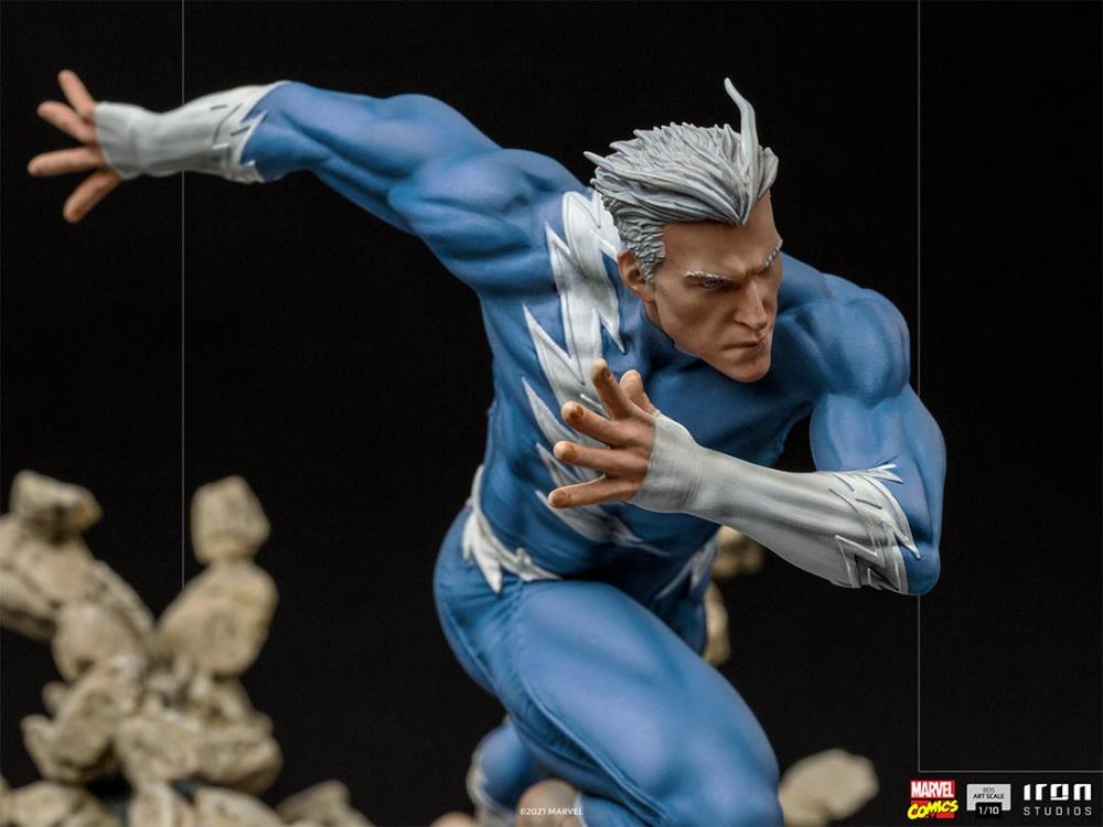 X-Men Battle Diorama Series Quicksilver 1/10 Art Scale Limited Edition Statue Gallery Image 11