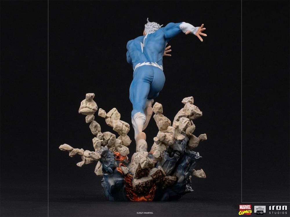 X-Men Battle Diorama Series Quicksilver 1/10 Art Scale Limited Edition Statue Gallery Image 7