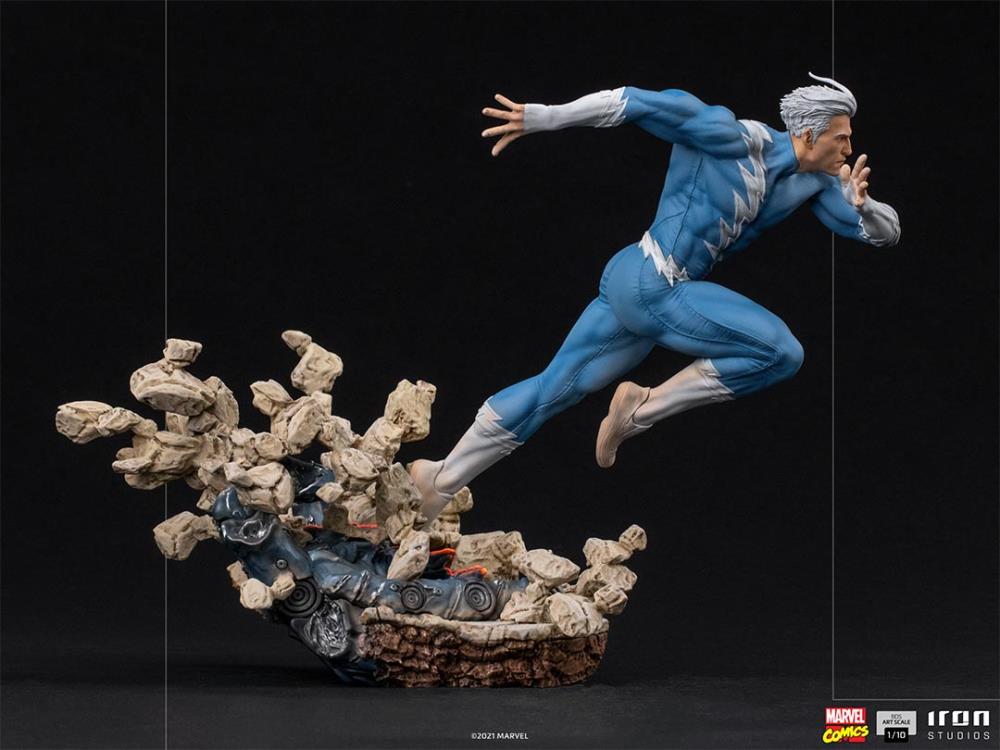 X-Men Battle Diorama Series Quicksilver 1/10 Art Scale Limited Edition Statue Gallery Image 8