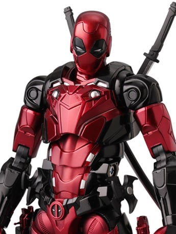 Marvel Fighting Armor Deadpool BBTS Exclusive Figure Gallery Image 2