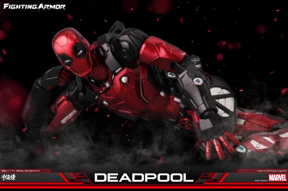 Marvel Fighting Armor Deadpool BBTS Exclusive Figure Gallery Image 18