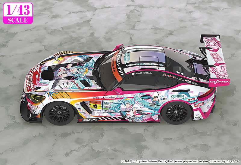 Good Smile Racing Hatsune Miku 1/43 Scale GT AMG (2021 Super GT Ver.) Gallery Image 4