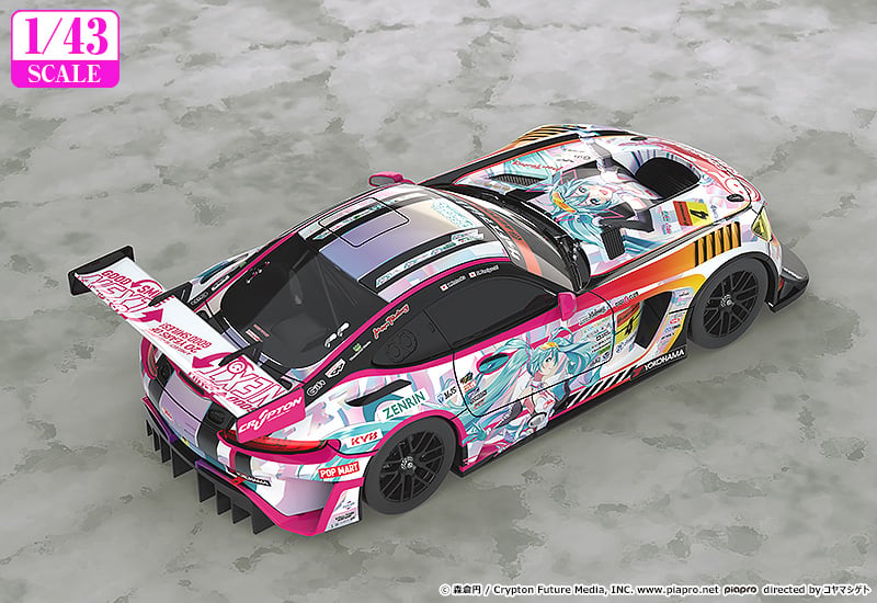 Good Smile Racing Hatsune Miku 1/43 Scale GT AMG (2021 Super GT Ver.) Gallery Image 5