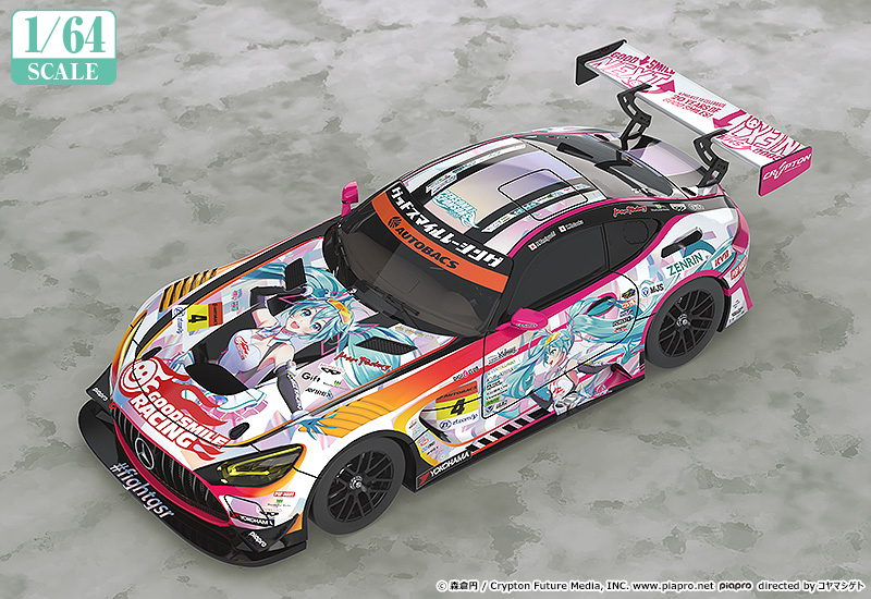 Good Smile Racing Hatsune Miku 1/64 Scale GT AMG (2021 Super GT Ver.) Gallery Image 3