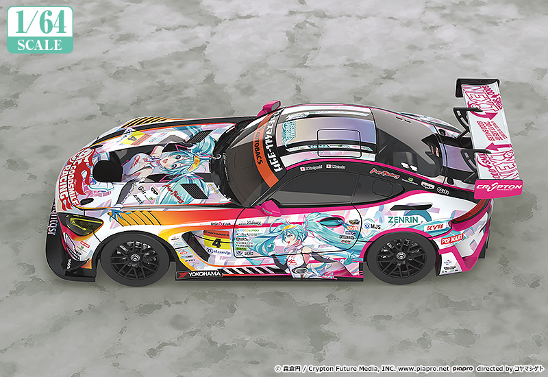Good Smile Racing Hatsune Miku 1/64 Scale GT AMG (2021 Super GT Ver.) Gallery Image 5