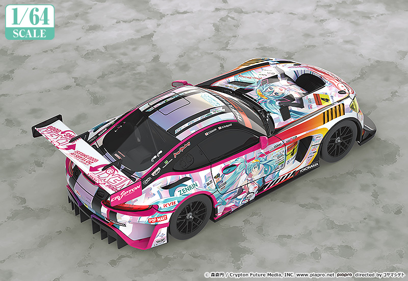 Good Smile Racing Hatsune Miku 1/64 Scale GT AMG (2021 Super GT Ver.) Gallery Image 4