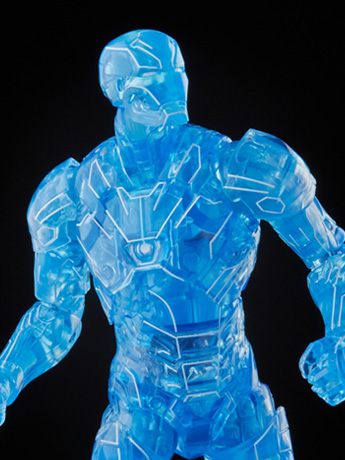 Iron Man Marvel Legends Hologram Iron Man Action Figure (Ursa Major BAF) Gallery Image 2