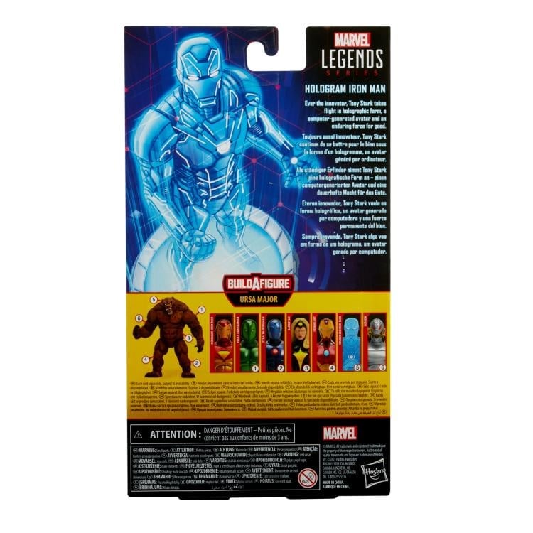 Iron Man Marvel Legends Hologram Iron Man Action Figure (Ursa Major BAF) Gallery Image 10