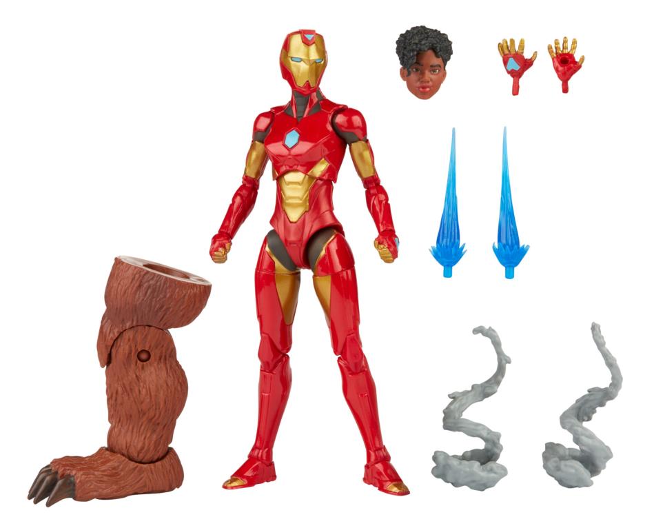 Ironheart Marvel Legends Ironheart Action Figure (Ursa Major BAF) Gallery Image 9