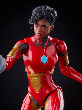 Ironheart Marvel Legends Ironheart Action Figure (Ursa Major BAF) Gallery Image 2