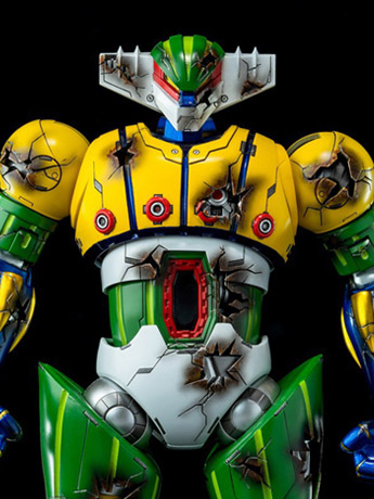 Steel Jeeg Die-cast Scene Series DFS075 Steel Jeeg (Battle Damaged) Gallery Image 2