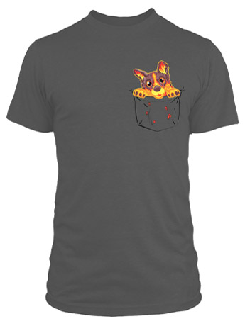 World of Warcraft Molten Corgi In My Pocket T-Shirt Gallery Image 2