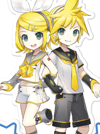 Vocaloid Rin & Len Kagamine Acrylic Figure Gallery Image 2