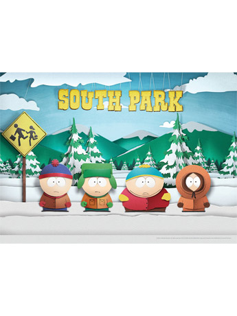 South Park Bus Stop 1000-Piece Puzzle
