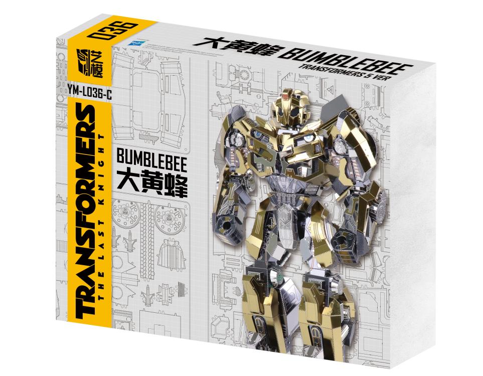 Transformers: The Last Knight Bumblebee 3D Metal Puzzle Model Kit Gallery Image 4