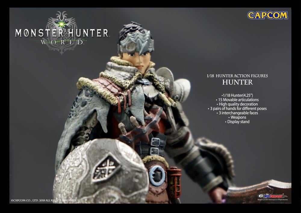 Monster Hunter World Hunter 1/18 Scale Action Figure