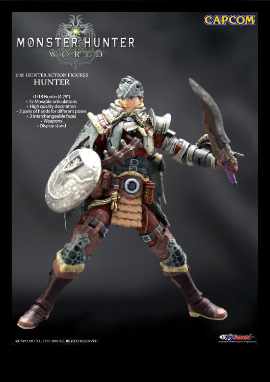 Monster Hunter World Hunter 1/18 Scale Action Figure