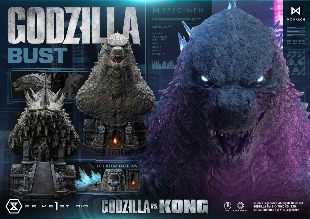 Godzilla vs. Kong Godzilla Bust (Bonus Ver.) Gallery Image 3
