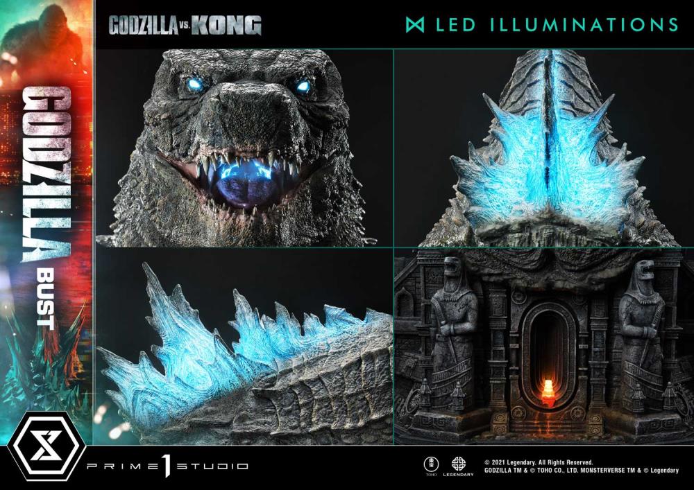 Godzilla vs. Kong Godzilla Bust (Bonus Ver.) Gallery Image 47