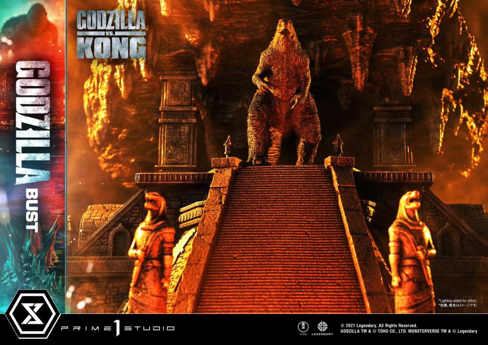 Godzilla vs. Kong Godzilla Bust (Bonus Ver.) Gallery Image 16