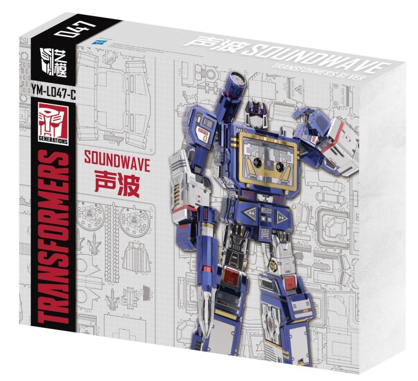 Transformers G1 Soundwave 3D Metal Puzzle Model Kit Gallery Image 7