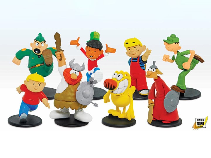 Sunday Morning Comics Wave 1 Box of 12 Mini Figures Gallery Image 1