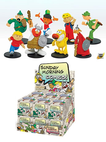 Sunday Morning Comics Wave 1 Box of 12 Mini Figures Gallery Image 2