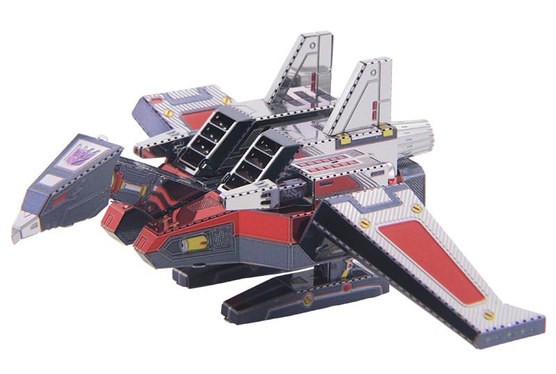 Transformers Mini-Cassette Laserbeak & Ravage 3D Metal Puzzle Model Kit Gallery Image 4