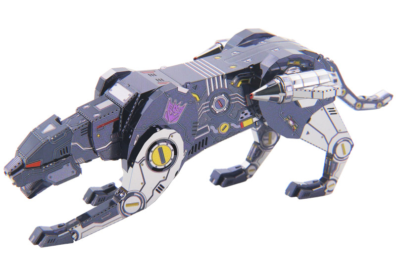 Transformers Mini-Cassette Laserbeak & Ravage 3D Metal Puzzle Model Kit Gallery Image 3